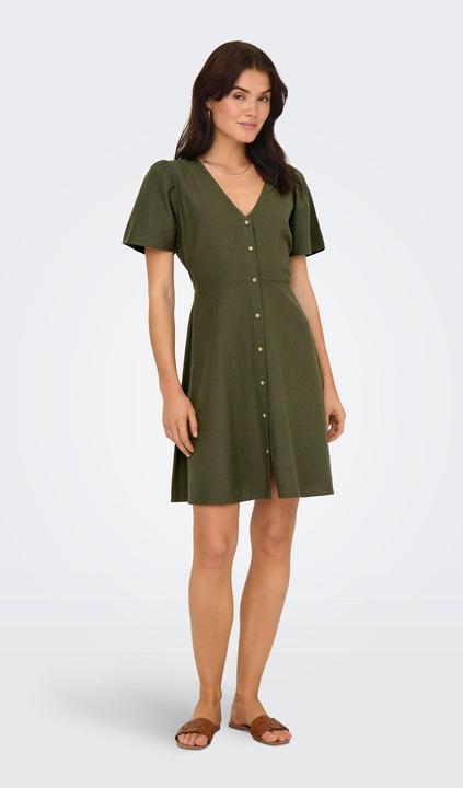 Produktbild Only Onlvita Life Linen S/S Short Dress Wvn (S)