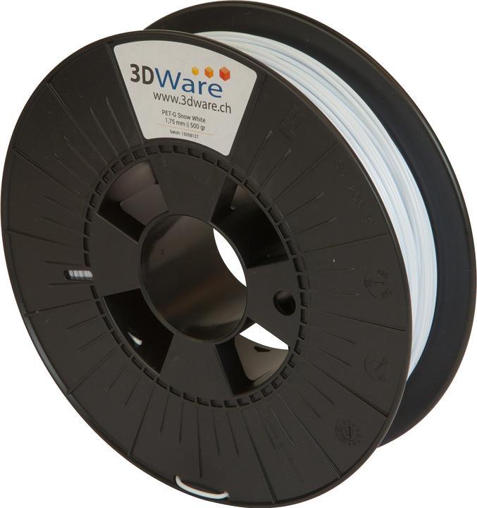 Produktbild Dutch Filaments Filament (PETG, 1.75 mm, 2300 g, Weiss)