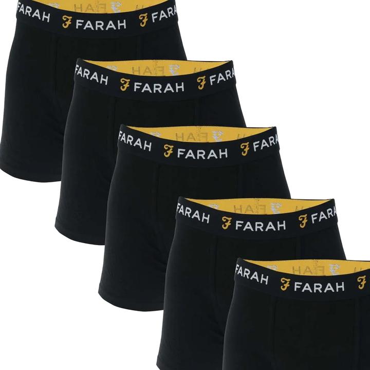 Immagine prodotto Farah Chorley Boxer Uomo Misura Confezione 5 (XL, Confezione da 5 pezzi)