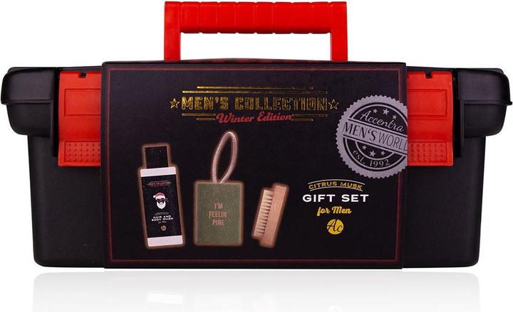 Image du produit Accentra Coffret cadeau pour hommes MEN'S COLLECTION WINTER EDITION dans une boîte à outils (Set manucure)