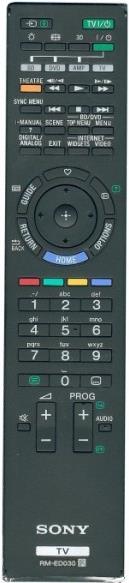 Produktbild Sony RM-ED030, Original-Ersatzfernbedienung (Gerätespezifische Fernbedienung)