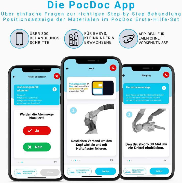 Immagine prodotto PocDoc Premium (Kit di pronto soccorso)