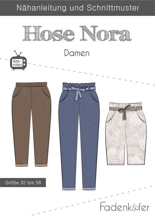 Fadenkäfer Schnittmuster Hose Nora