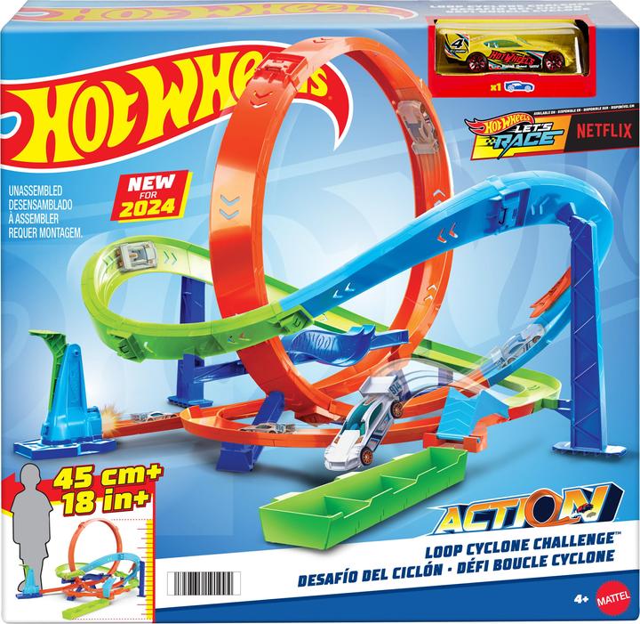 Actual product image Hot Wheels Action Hyper Loop Extreme
