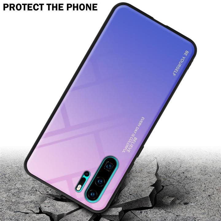 Actual product image Cadorabo TPU 2 colors glass cover (Huawei P30 Pro)