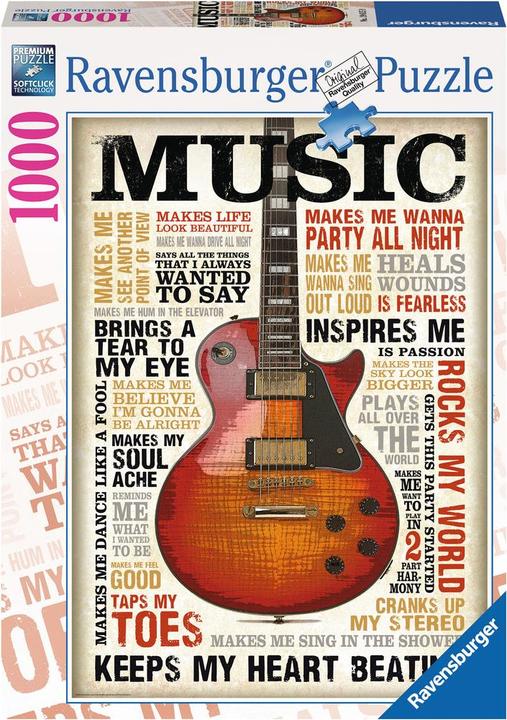 Actual product image Ravensburger passion for music (1000 pieces)