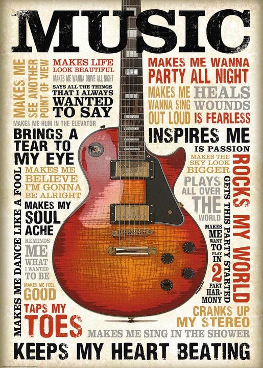 Actual product image Ravensburger passion for music (1000 pieces)