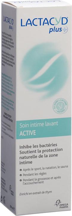 Lactacyd Plus Lotion de lavage intime active (250 ml, Lotion de toilette intime)