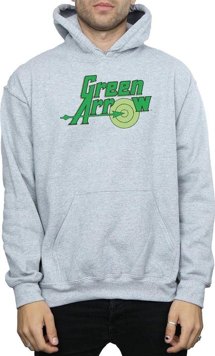 Actual product image Mens Green Arrow Text Logo Hoodie (3XL)