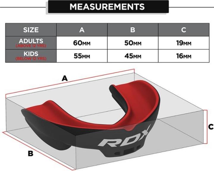 Immagine prodotto Rdx Mundschutz Junior unter 12 Jahren (Taglia unica)