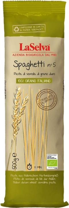 Immagine prodotto LaSelva Spaghetti biologici di semola di grano duro (500 g)