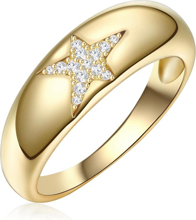 Image du produit Glanzstücke München Femmes argent sterling zirconium or jaune - 29966 (54, Argent 925)