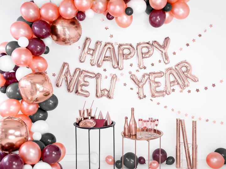 Actual product image Partydeco Plate Rose gold metallic (6 x)