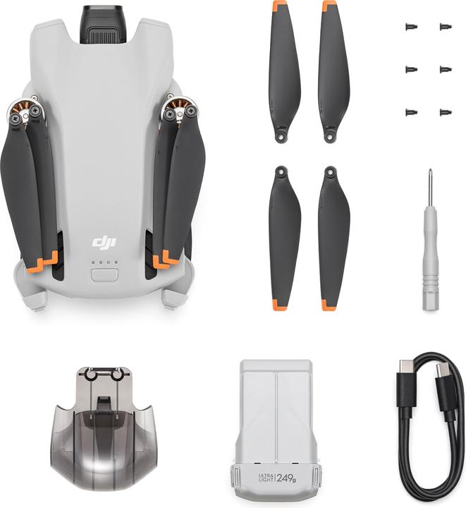 Actual product image DJI Mini 3 without controller (38 min, 248 g, 12 Mpx)