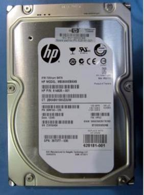 Actual product image HPE 3Tb Sata 7,200Rpm (3 TB, 3.5")