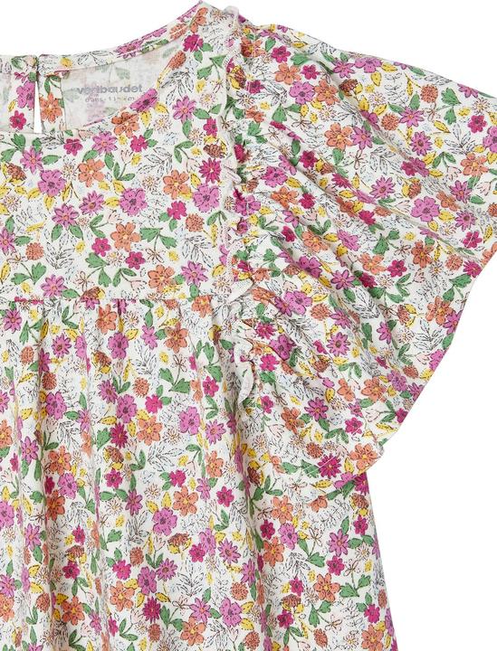 Produktbild Vertbaudet Weites Mädchen Kleid mit Blumenmuster (146)