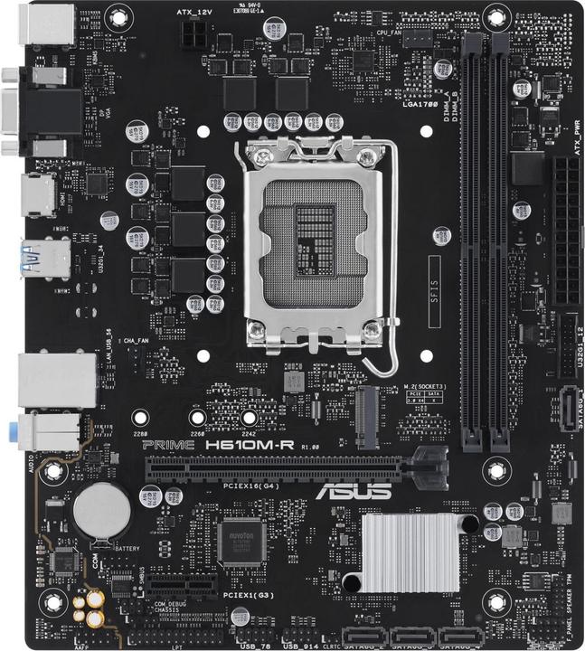 Immagine prodotto ASUS PRIME H610M-R SI (1700) (D) (LGA 1700, Intel H610, mATX)