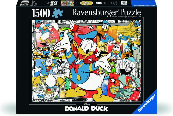Ravensburger Puzzle 12001220 - Donald Duck - 1500 pièces Disney Puzzle pour adultes et enfants à partir de (1500 pièces)