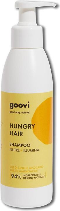 Actual product image Goovi HUNGRY HAIR Shampoo nourishing and luminous (240 ml, Liquid shampoo)