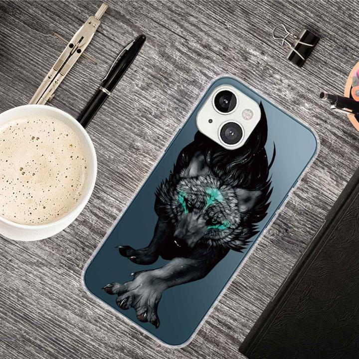 Actual product image Ueli Express iPhone 14 Super Slim Rubber Case Werewolf (Apple iPhone 14)