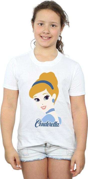 Immagine prodotto Cinderella Maglietta da ragazza in cotone Silhouette (128)