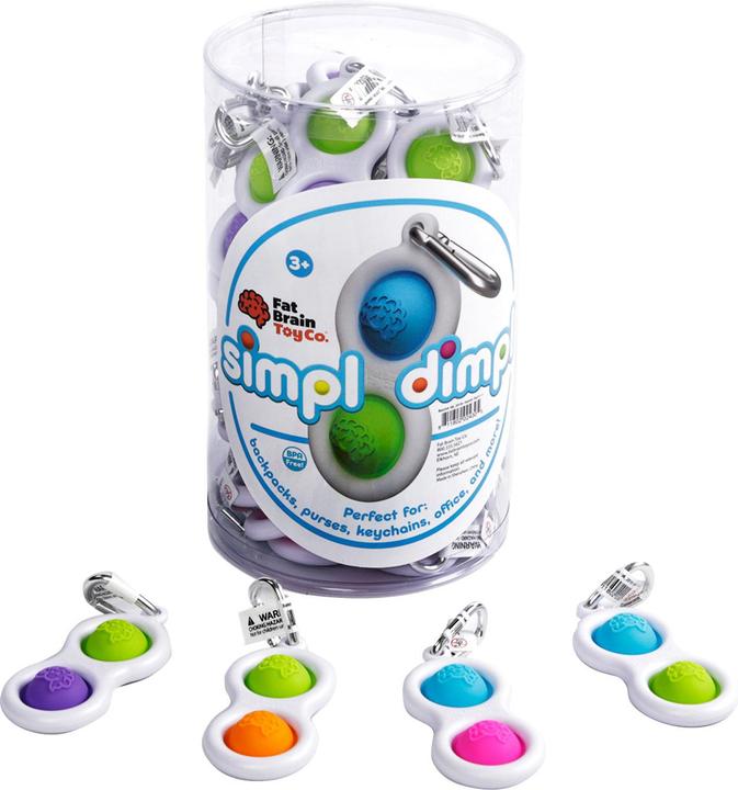 Immagine prodotto Fat Brain Toys Semplice pinza Dimpl (portachiavi)