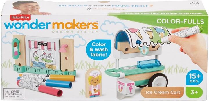 Immagine prodotto Fisher-Price Furgoncino dei gelati in legno Fisher Price Wonder makers 14x30cm