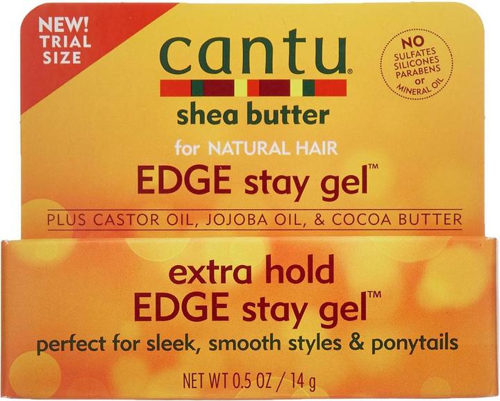 Cantu Haarspülung Shea Butter Natural Hair Extra Hold Edge Stay Gel (14 g)