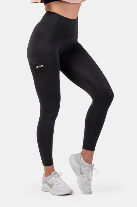 Nebbia Active High-Waist Smart Pocket Leggings 402 black (S)