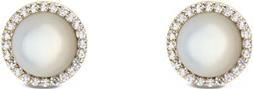 Immagine prodotto Daniel Wellington Gold-Plated Stud Earrings With Mother-Of-Pearl And Crystals - Audrey Dw00401405
