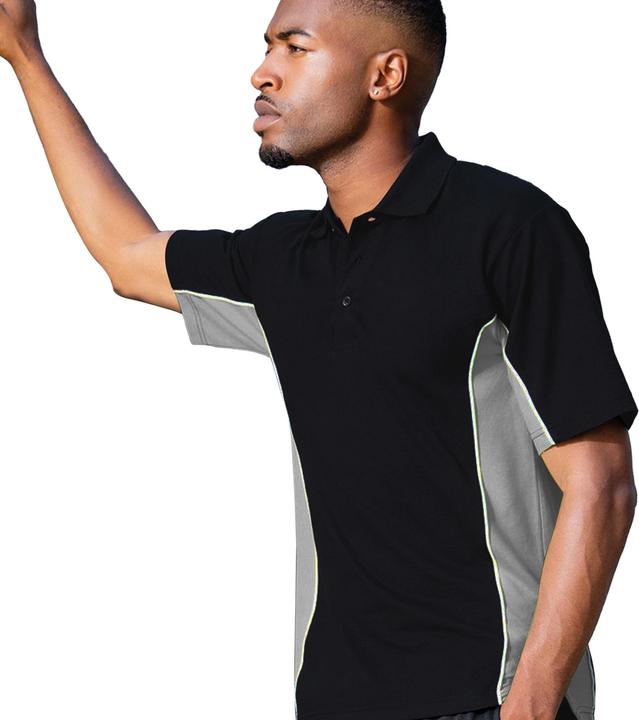Actual product image Gamegear Track Piqué Polo Shirt Short Sleeve Inserts In Contrast Color (XXL)