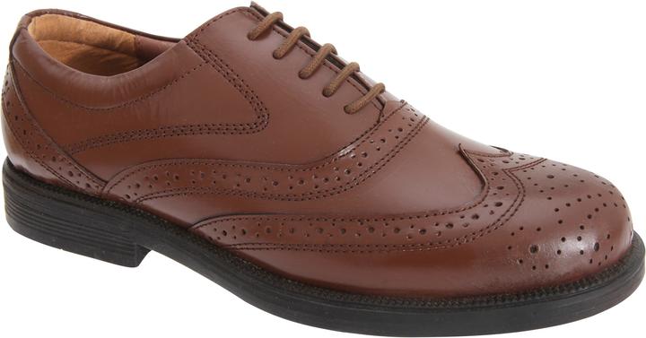 Actual product image Megableu Lace-up shoes with wingtips and perforated pattern (45.5)
