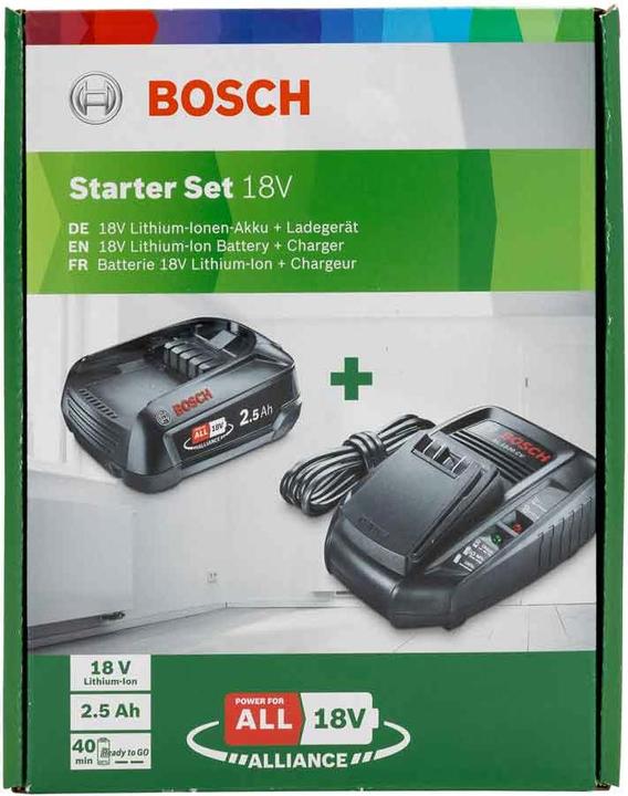 Actual product image Bosch Home & Garden Starter set 18V (2.5 Ah+AL 1830 CV) (18 V)