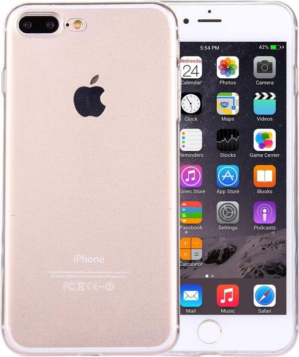Produktbild König Design Handy Hülle für Apple iPhone 7 Plus Ultra Dünn Bumper Schutz Case Transparent (Apple iPhone 7 Plus)