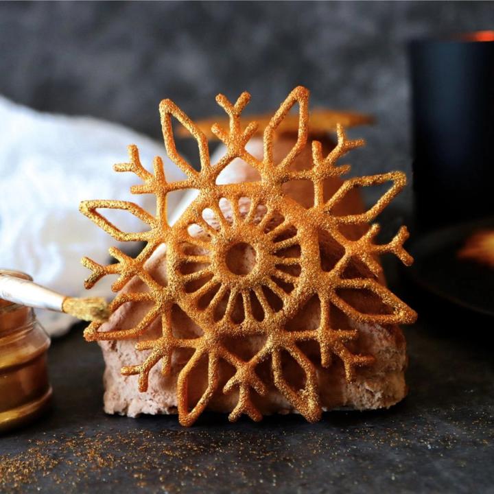 Image du produit ScrapCooking Moule à gâteaux pour topper Noël Flocons de neige