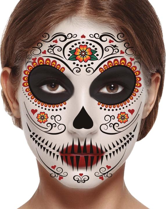 Image du produit Fiesta Sugar Skull Catrina tatouage visage (Taille unique)