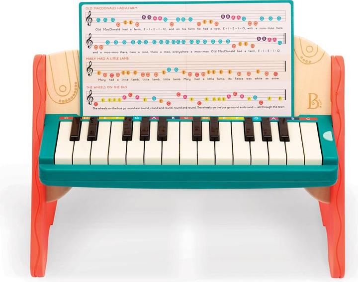 Immagine prodotto B.toys B. Mini Maestro - Mini pianoforte per bambini con 25 tasti e libretto musicale incluso (Inglese)