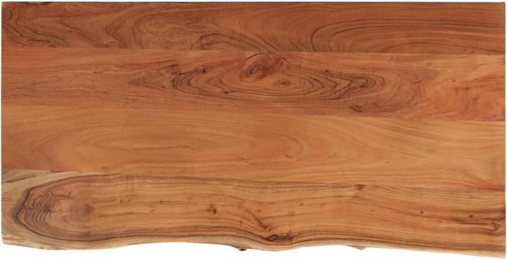 Actual product image VidaXL Table top rectangular tree edge wooden top furniture top solid wood acacia (80 x 40 x 2.5 cm)