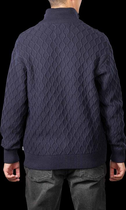 Produktbild GANT Cable Zip Cardigan Evening Blue (M)