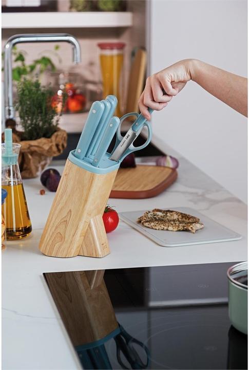 Actual product image BergHoff Knife block set with knives Leo Slate 7 pieces