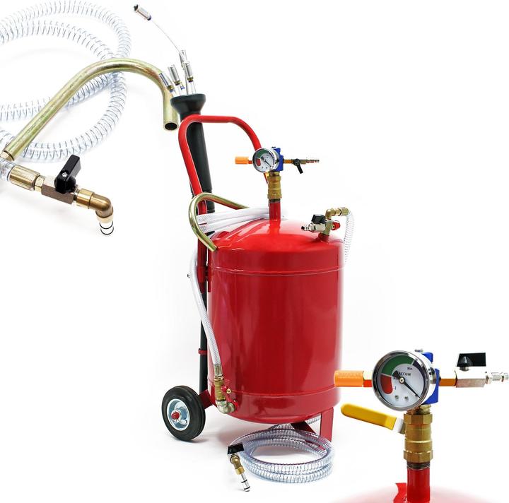 Produktbild Wiltec Ölabsauger 22,7 L pneumatisch Ölabsauggerät Pneumatik Öl Extraktor Ölwechsel