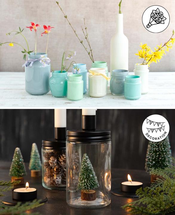 Produktbild I Am Creative Glas mit Kerzenhalter, Dekoglas