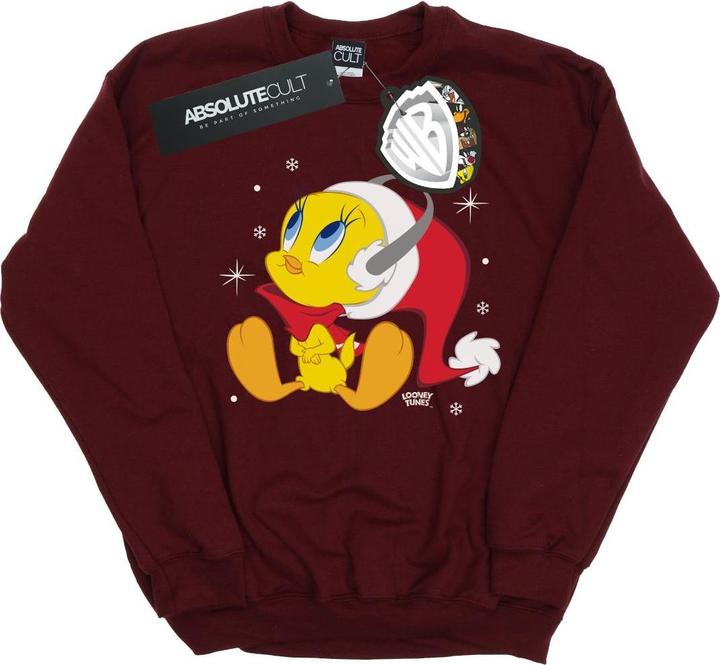 Actual product image Looney Tunes Mens Christmas Tweety Sweatshirt (XL)