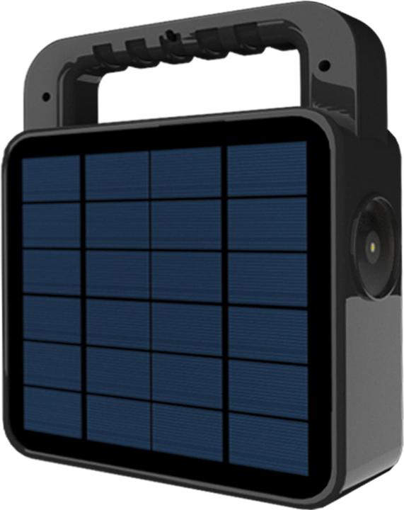 Image du produit Wellcraft Lampe de secours solaire à LED avec banque d'énergie et haut-parleur Bluetooth inclus