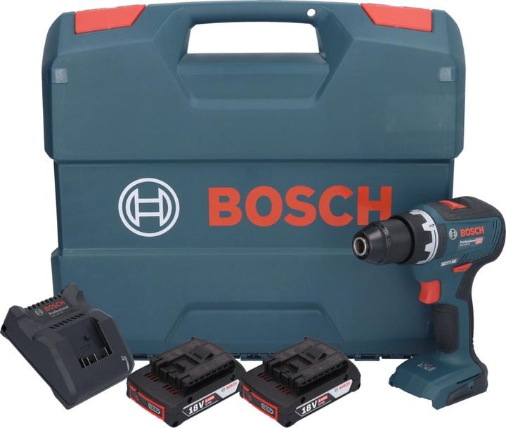 Immagine prodotto Bosch Professional Bosch GSR 18V-55 Trapano avvitatore professionale a batteria 18 V 55 Nm Brushless + 2x batteria (Batteria ricaricabile)