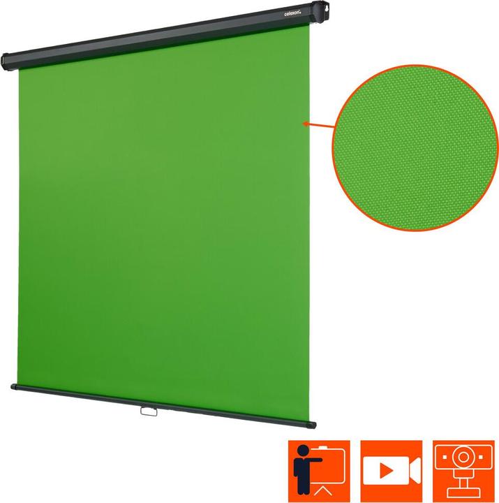 Actual product image Celexon Roller blind Chroma Key Green Screen (1:1)