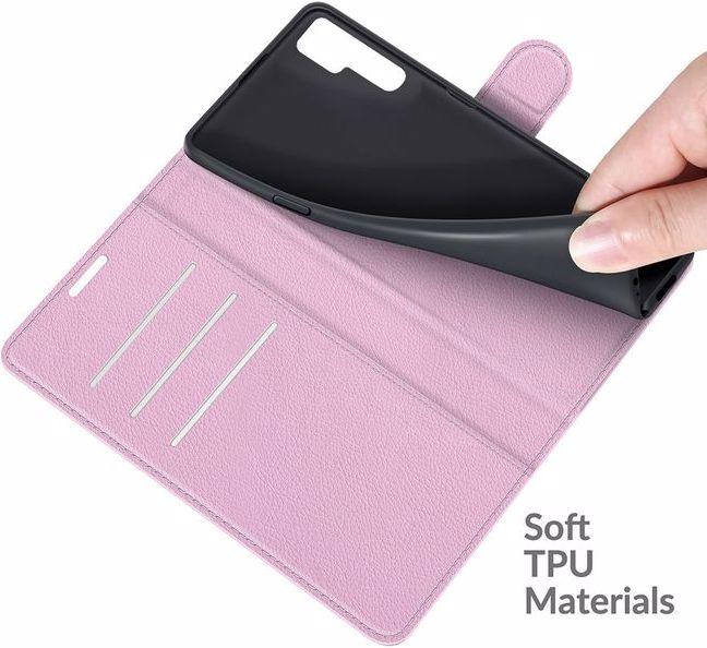 Produktbild MU Classic Litchi Leder Bookcover Series (TCL 20 Pro 5G)