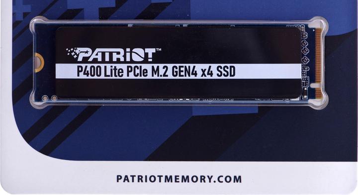 Actual product image Patriot SSD 500GB M.2 P400 Lite PCIe 4x4 NVMe 3500/2400 (500 GB, M.2 2280)
