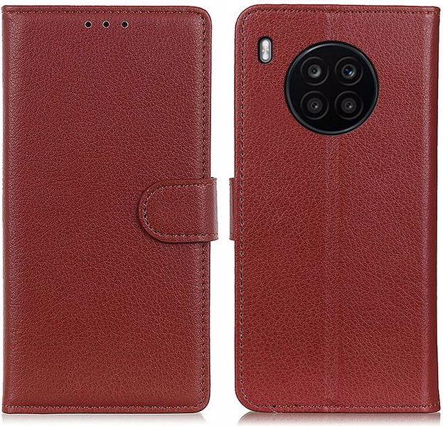 Actual product image MU Classic Litchi Leather Bookcover Series (Honor 50 Lite, Huawei Nova 8i)
