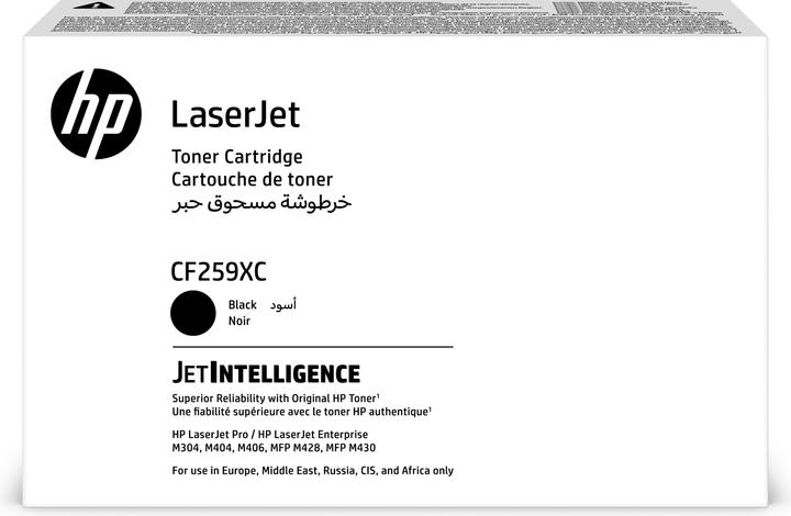 Nährwerte und Zutaten HP 59X Blk Contract LaserJet Toner Crtg - 1000 Seiten - Schwarz - 1 Stück(e) (BK)